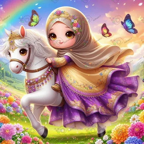  عکس دختر با حجاب فانتزی