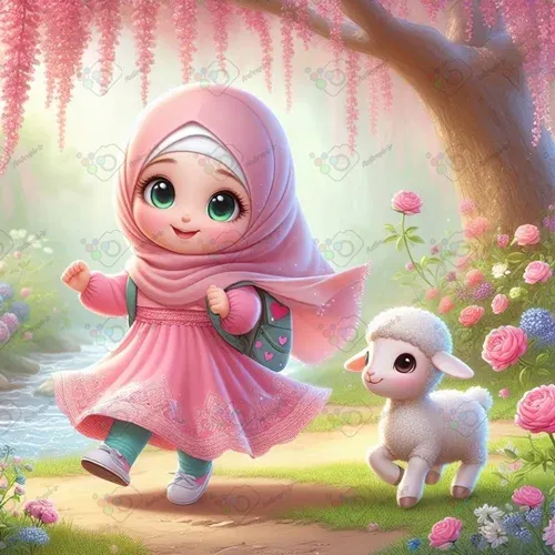  عکس دختر با حجاب فانتزی