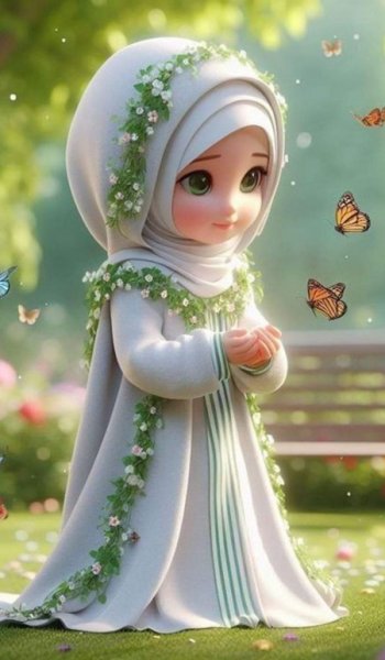  160 عکس دختر با حجاب عروسکی