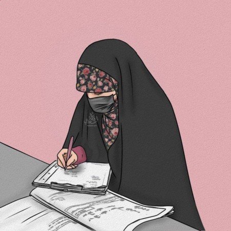  عکس دختر با حجاب فانتزی برای پروفایل