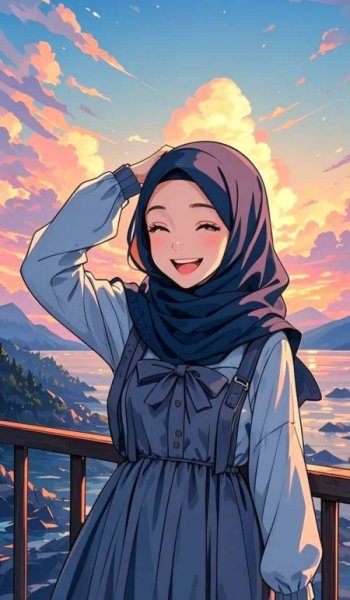  عکس دختر با حجاب فانتزی برای پروفایل