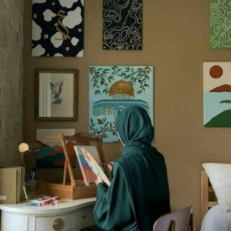  عکس دختر با حجاب فانتزی برای پروفایل