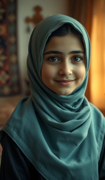  عکس دختر با حجاب فانتزی برای پروفایل