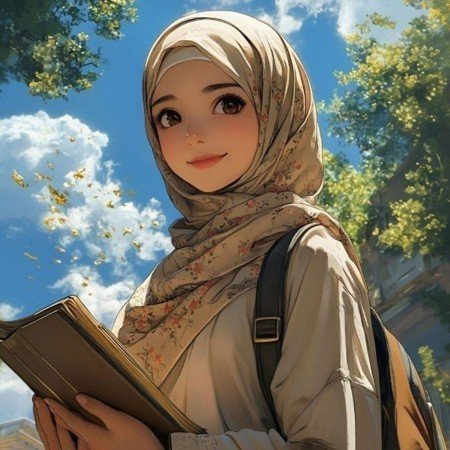  عکس دختر با حجاب فانتزی برای پروفایل