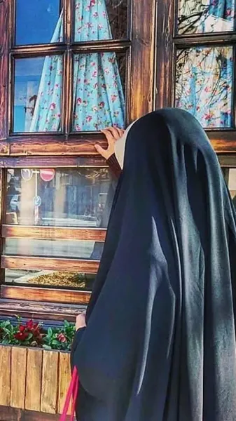  عکس حجاب زیبا با چادر فانتزی