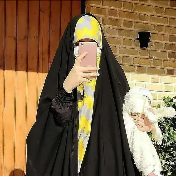  عکس حجاب زیبا با چادر فانتزی