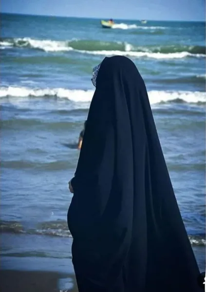  عکس حجاب زیبا با چادر فانتزی