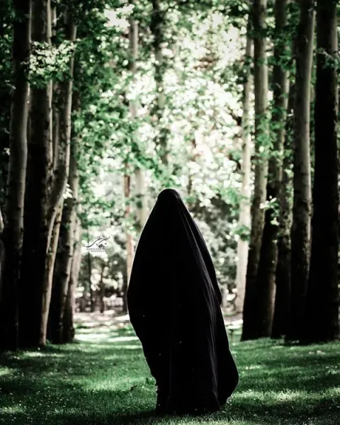  عکس حجاب زیبا با چادر فانتزی