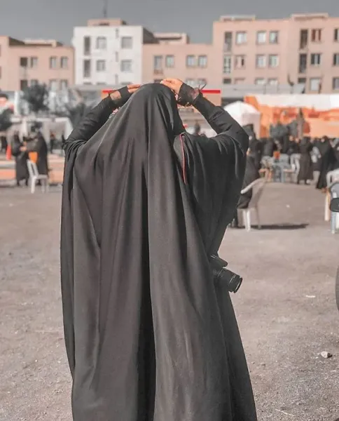  عکس حجاب زیبا با چادر فانتزی