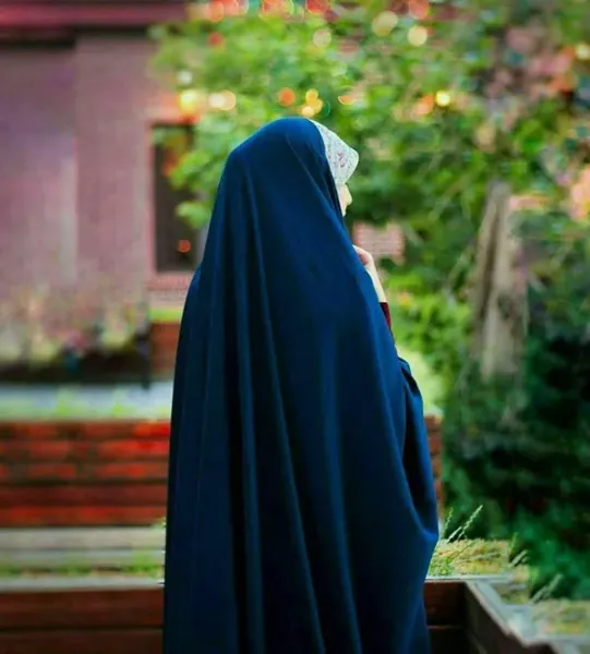  عکس حجاب زیبا با چادر فانتزی
