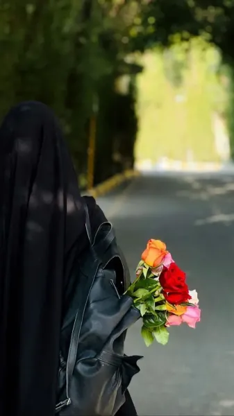  عکس حجاب زیبا با چادر فانتزی