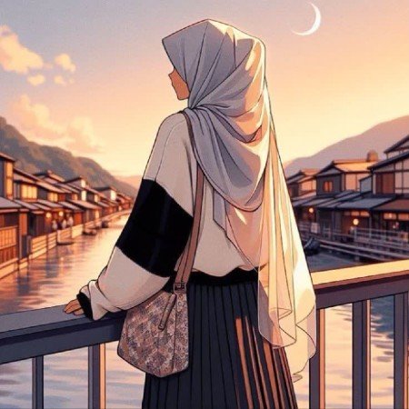  عکس دختر با حجاب عروسکی