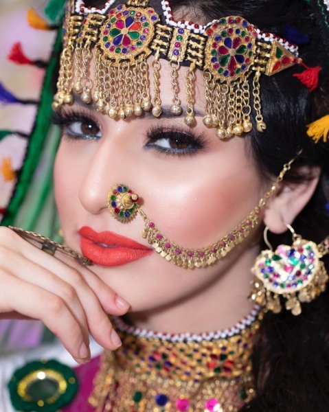  مدل آرایش عروس افغانی جدید