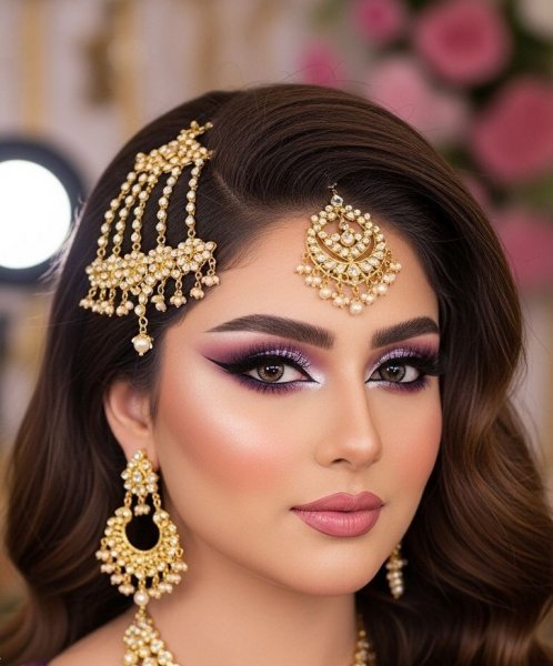 مدل آرایش با لباس افغانی