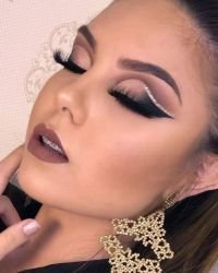  عکس مدل آرایش عروس عربی