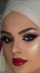  عکس مدل آرایش عروس عربی