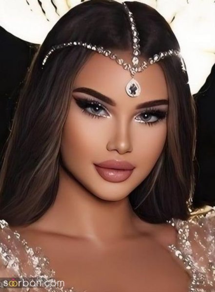  عکس میکاپ عربی خلیجی