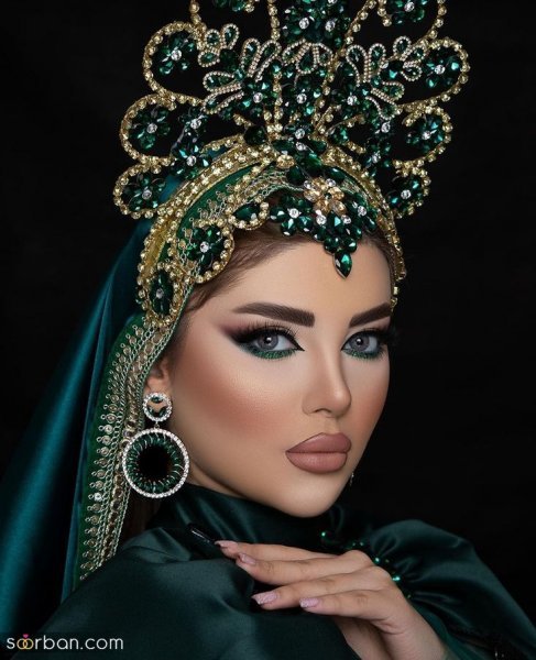  عکس میکاپ عربی خلیجی