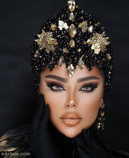  عکس میکاپ عربی خلیجی