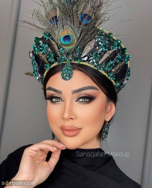  عکس میکاپ عربی خلیجی