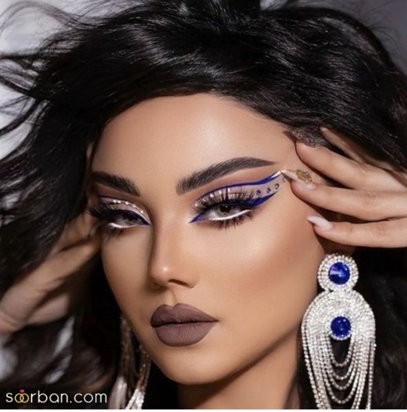 عکس میکاپ عربی عروس