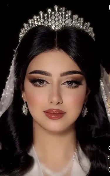  70 عکس میکاپ عربی عروس
