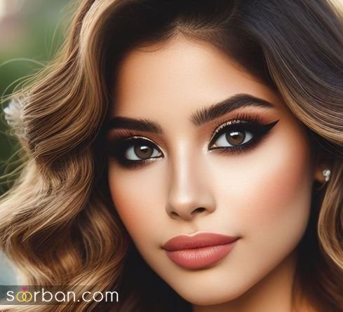 عکس میکاپ عربی عروس اینستاگرام