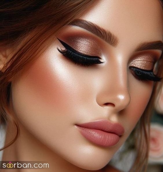  عکس میکاپ عربی عروس اینستاگرام