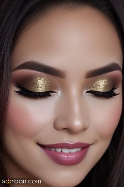  عکس میکاپ عربی عروس اینستاگرام