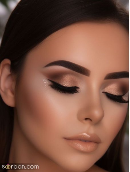  عکس میکاپ عربی عروس اینستاگرام