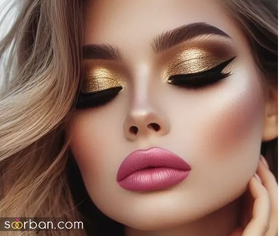  عکس میکاپ عربی عروس اینستاگرام