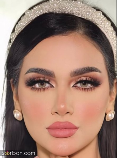  عکس میکاپ عربی عروس اینستاگرام