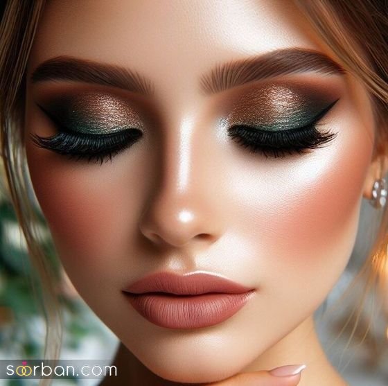  عکس میکاپ عربی عروس اینستاگرام