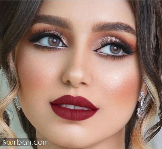  عکس میکاپ عربی عروس اینستاگرام