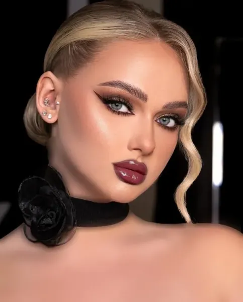 عکس میکاپ عربی غلیظ عروس