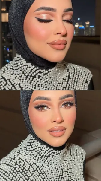  عکس مدل ارایش عربی شیک