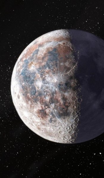  عکس ماه در شب واقعی