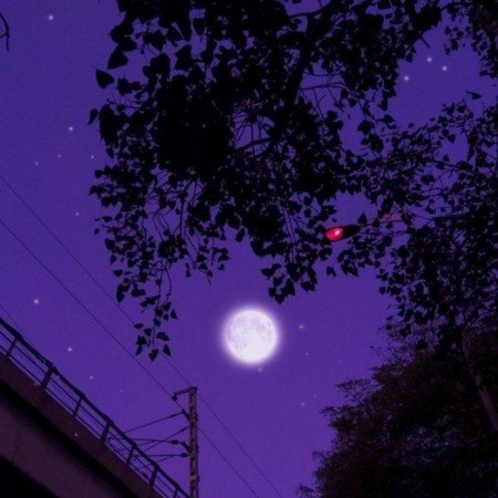  عکس ماه در شب برای پروفایل