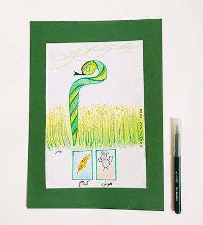  عکس نقاشی با نشانه