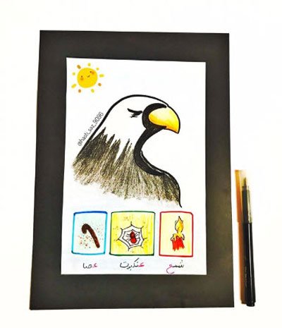  عکس نقاشی با نشانه