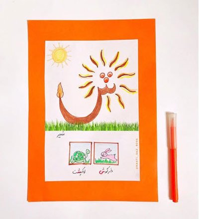  عکس نقاشی با نشانه