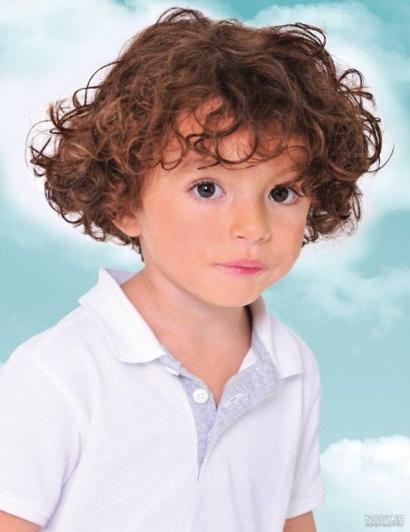  عکس پسر مو فرفری بچه