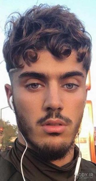  عکس فیک پسر مو فرفری ایرانی