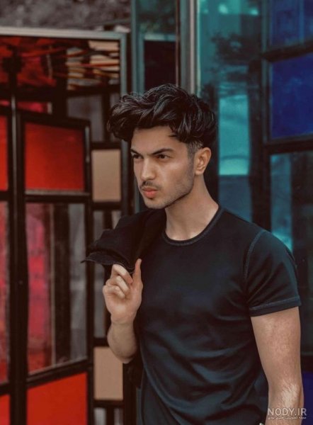  عکس فیک پسر مو فرفری ایرانی