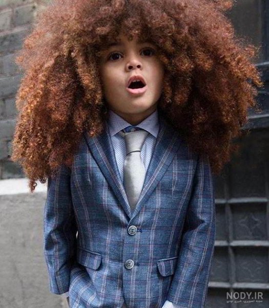  عکس پسر بچه مو فرفری برای پروفایل