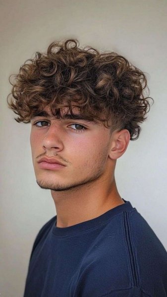  عکس پسر مو فرفری جذاب