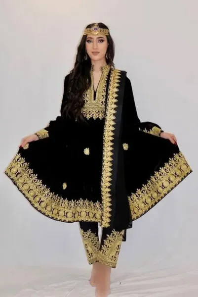  عکس لباس افغانی جدید