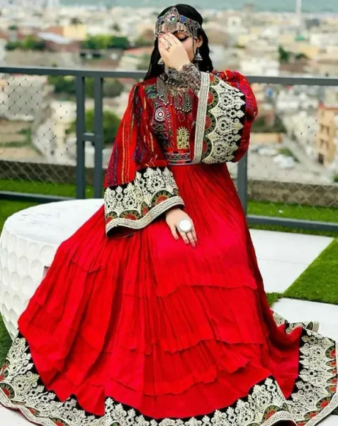  عکس لباس افغانی جدید