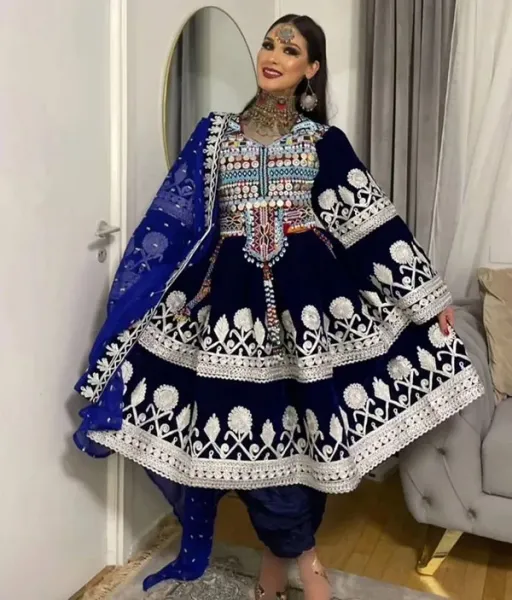  عکس لباس افغانی جدید