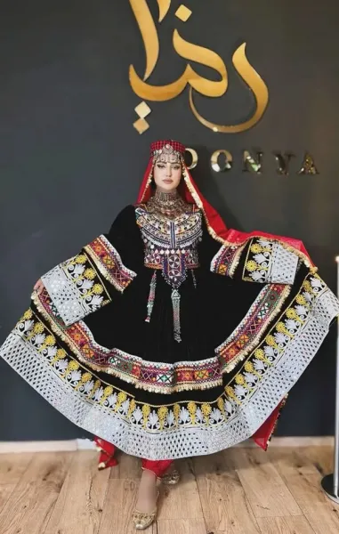  عکس لباس افغانی جدید